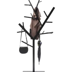 Kleinmöbel & Sonstiges-KARE Design Garderobenstander Technical Tree Schwarz
