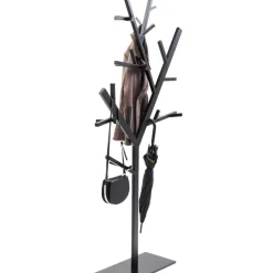 Kleinmöbel & Sonstiges-KARE Design Garderobenstander Technical Tree Schwarz