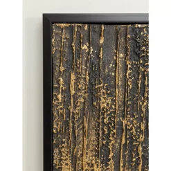 Bilder-KARE Design Gerahmtes Bild Abstract Schwarz 80X120Cm