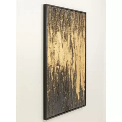 Bilder-KARE Design Gerahmtes Bild Abstract Schwarz 80X120Cm