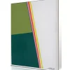 Bilder-KARE Design Gerahmtes Bild Abstract Shapes Khaki 73X103Cm