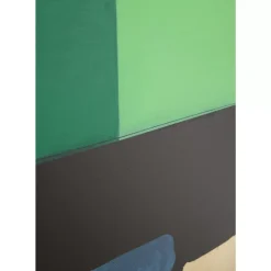 Bilder-KARE Design Gerahmtes Bild Abstract Shapes Grun 73X143Cm