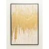 Bilder-KARE Design Gerahmtes Bild Abstract Weis 80X120Cm