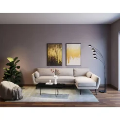 Bilder-KARE Design Gerahmtes Bild Abstract Weis 80X120Cm