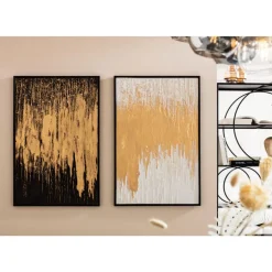 Bilder-KARE Design Gerahmtes Bild Abstract Weis 80X120Cm