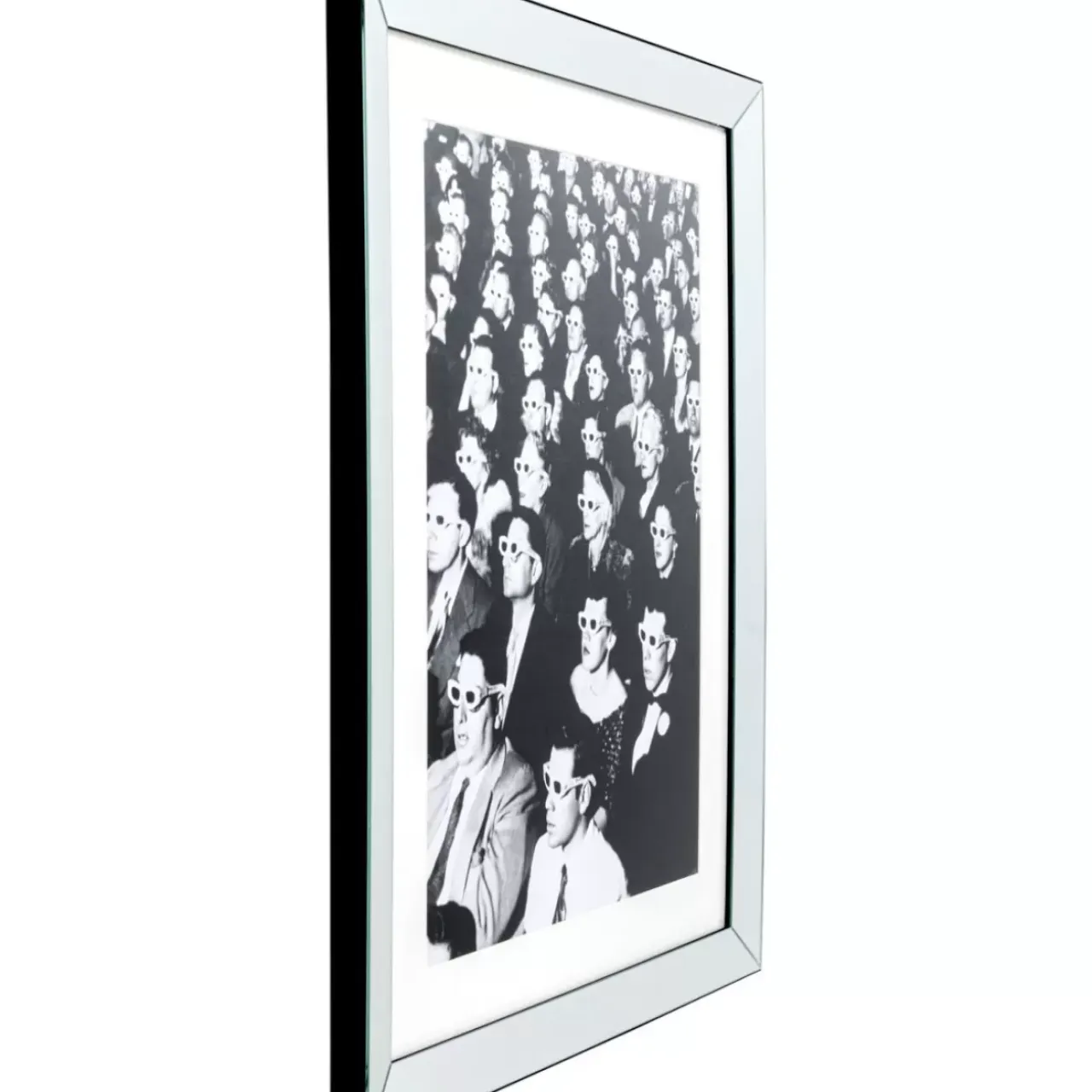 Bilder-KARE Design Gerahmtes Bild Audience 85X105Cm