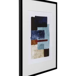 Bilder-KARE Design Gerahmtes Bild Box Back Blau 60X80Cm