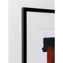 Bilder-KARE Design Gerahmtes Bild Box Back Rot 60X80Cm