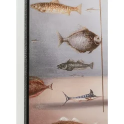 Bilder-KARE Design Gerahmtes Bild Cloud Fisherman Boat 60X120Cm
