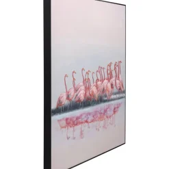 Bilder-KARE Design Gerahmtes Bild Dating Flamingos 100X120Cm