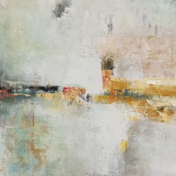 Bilder-KARE Design Gerahmtes Bild Dust Gold 120X120Cm