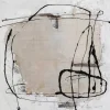 Bilder-KARE Design Gerahmtes Bild Dust Grau 100X100Cm