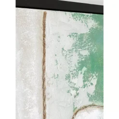 Bilder-KARE Design Gerahmtes Bild Dust Grun 120X120Cm