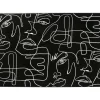 Bilder-KARE Design Gerahmtes Bild Faccia Arte Drawing 150X100Cm