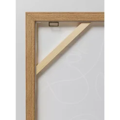 Bilder-KARE Design Gerahmtes Bild Faccia Arte Tri Colore 90X120Cm