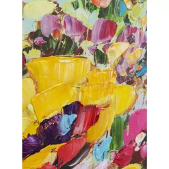 Bilder-KARE Design Gerahmtes Bild Flowery Meadow 100X100Cm