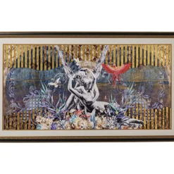 Bilder-KARE Design Gerahmtes Bild Lovers 180X106Cm