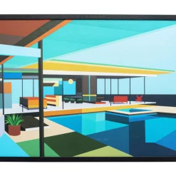Bilder-KARE Design Gerahmtes Bild Modern Architecture 100X80Cm