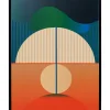 Bilder-KARE Design Gerahmtes Bild Sunrise 75X100Cm