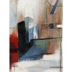 Bilder-KARE Design Gerahmtes Bild Visione Obliquo 100X100Cm