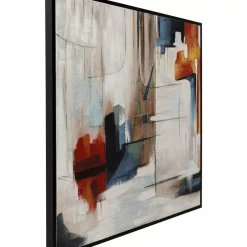 Bilder-KARE Design Gerahmtes Bild Visione Obliquo 100X100Cm