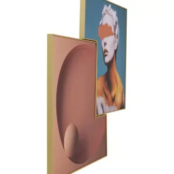 Bilder-KARE Design Gerahmtes Bild Wallart (2/Set) 160X80Cm