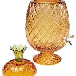 Geschirr & Tischaccessoires-KARE Design Getrankespender Pineapple Amber (2/Tlg.)