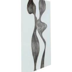 Bilder-KARE Design Glasbild Abstract Art Part Ii 80X120Cm