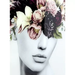 Bilder-KARE Design Glasbild Autumn Hair 80X120Cm