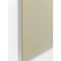 Bilder-KARE Design Glasbild Bouquet Beauty Beige 100X100Cm