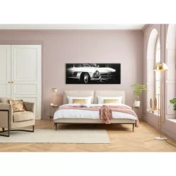 Bilder-KARE Design Glasbild Classic Car 160X60Cm