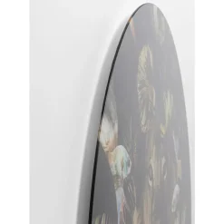 Bilder-KARE Design Glasbild Curious Lion O100Cm