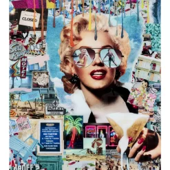 Bilder-KARE Design Glasbild Holiday In The 60S 120X150Cm