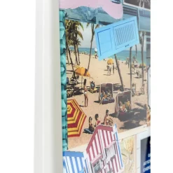 Bilder-KARE Design Glasbild Holiday In The 60S 120X150Cm