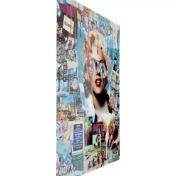 Bilder-KARE Design Glasbild Holiday In The 60S 120X150Cm
