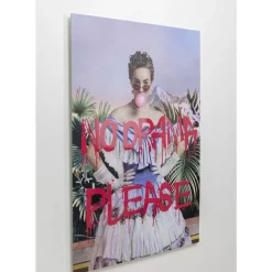 Bilder-KARE Design Glasbild No Drama 90X120Cm