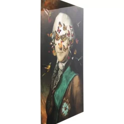 Bilder-KARE Design Glasbild Noble Butterfly 100X150Cm