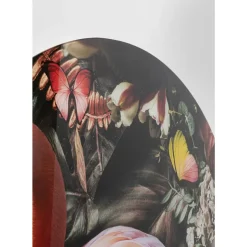 Bilder-KARE Design Glasbild Proud Flamingo O100Cm