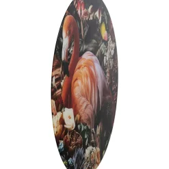 Bilder-KARE Design Glasbild Proud Flamingo O100Cm