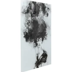 Bilder-KARE Design Glasbild Smokey Hair 100X150Cm