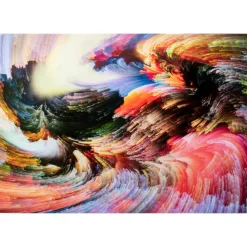 Bilder-KARE Design Glasbild Space Galaxy 150X100Cm