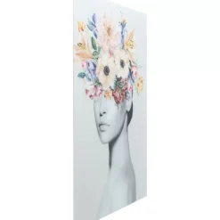 Bilder-KARE Design Glasbild Spring Hair 80X120Cm