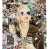 Bilder-KARE Design Glasbild Trendy Shopper 120X150Cm