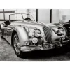 Bilder-KARE Design Glasbild Vintage Cabrio 150X100Cm