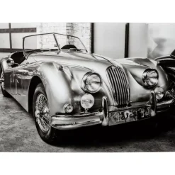 Bilder-KARE Design Glasbild Vintage Cabrio 150X100Cm