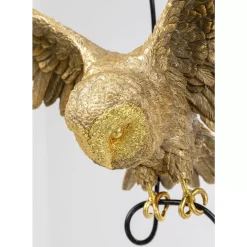 Hängeleuchten-KARE Design Hangeleuchte Animal Owl Gold