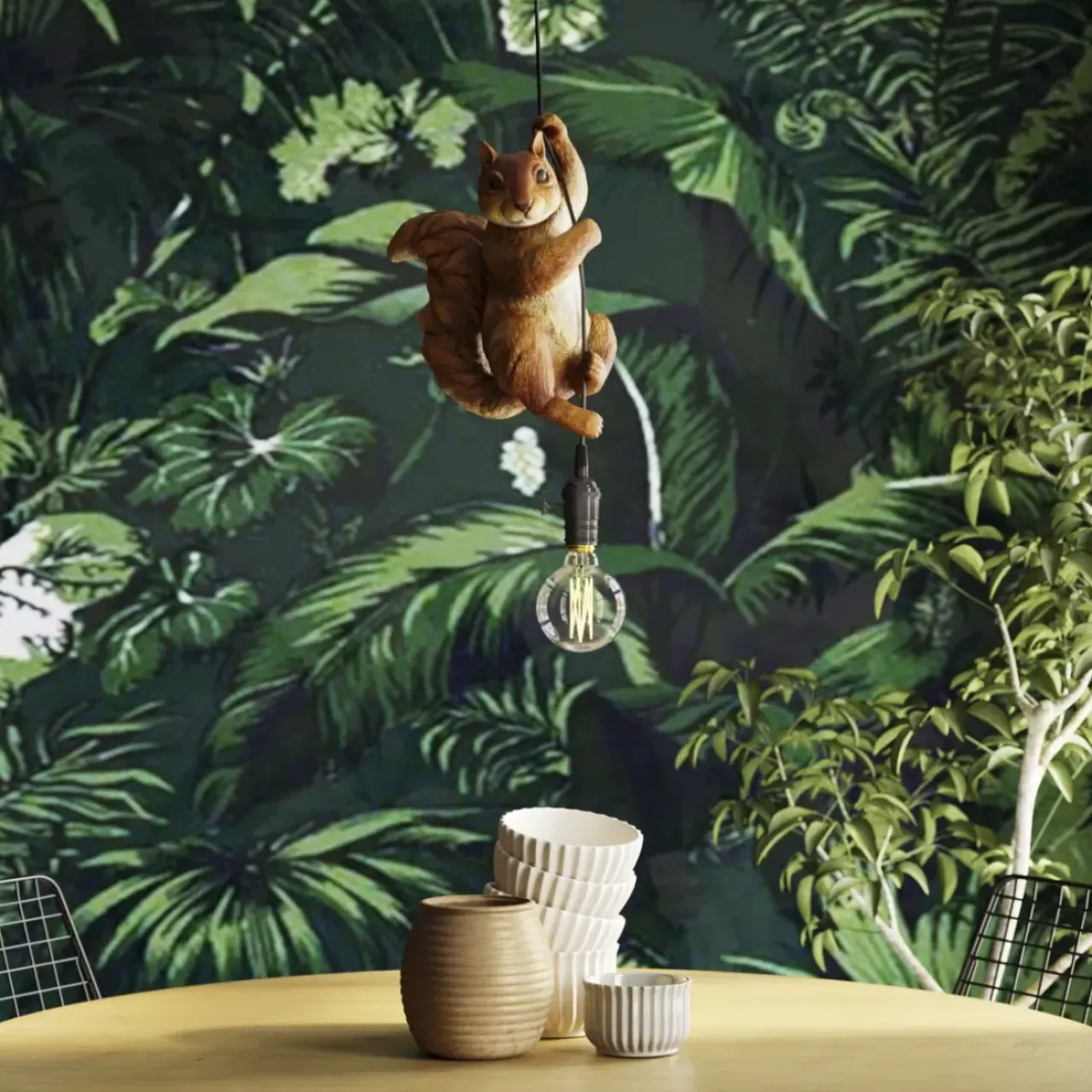 Hängeleuchten-KARE Design Hangeleuchte Animal Squirrel