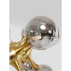 Hängeleuchten-KARE Design Hangeleuchte Atomic Balls Brass O74Cm