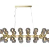 Hängeleuchten-KARE Design Hangeleuchte Atomic Balls Brass 140Cm