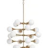 Hängeleuchten-KARE Design Hangeleuchte Bulb Fiction 20 Brass O102Cm